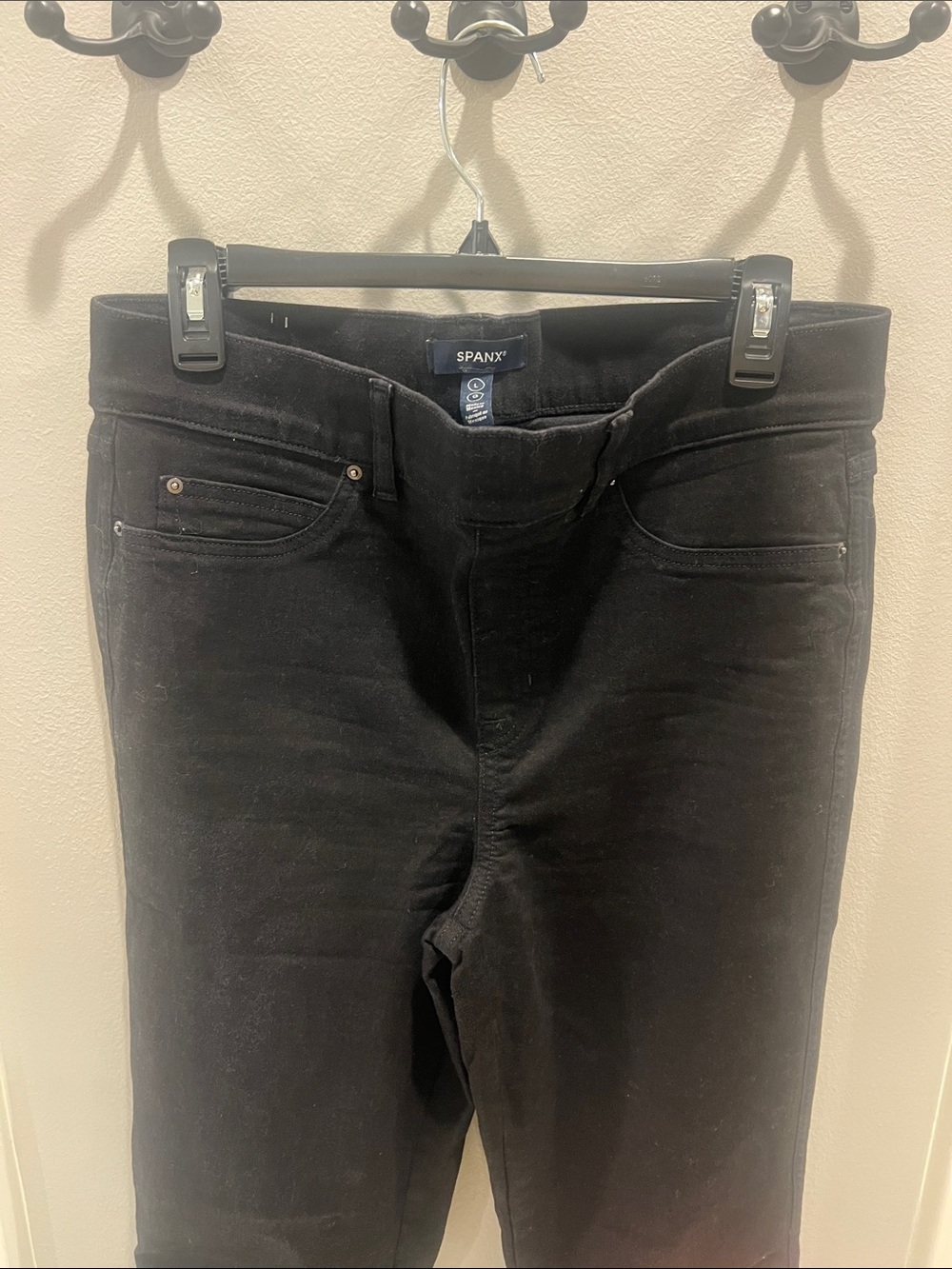 SPANX Black Skinny bootcut Jeans — Slimming High-Rise Style